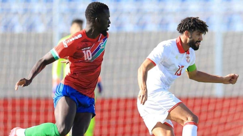منتخب تونس يتعثر أمام منتخب جامبيا