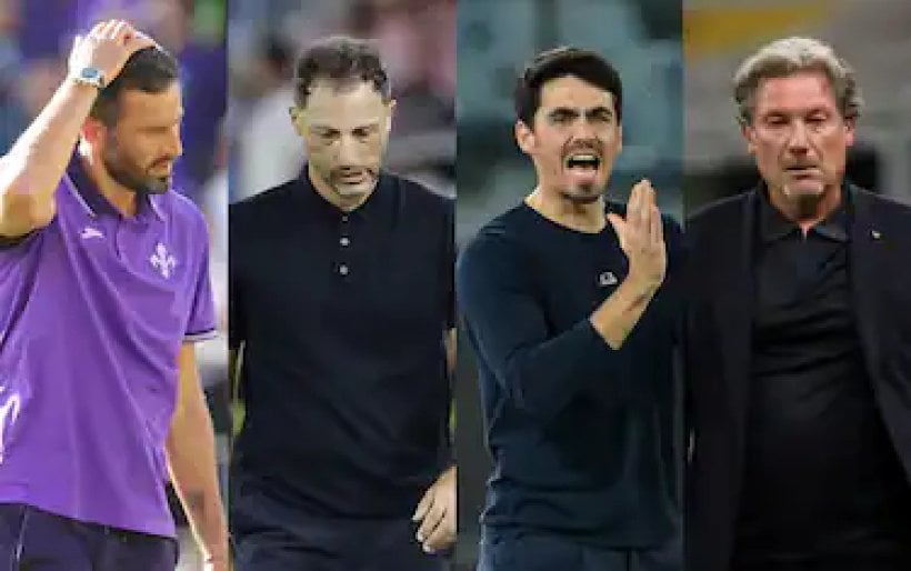 رقم قياسي في الدوري الإيطالي.. إقالة 4 مدربين بعد أول 6 جولات
